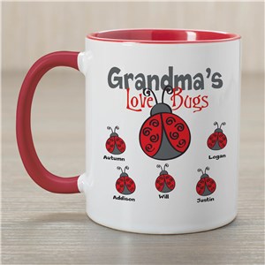 Personalized Love Bugs Coffee Mug