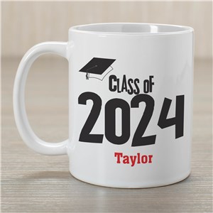Graduation Cap Class of Graduation Personalized Coffee Mug