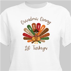 Personalized Lil Turkeys T-Shirt