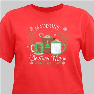 Personalized Assorted Christmas Mugs Red T-Shirt