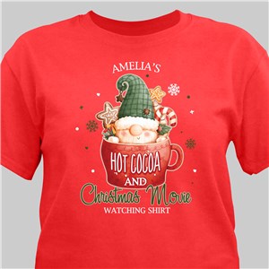 Personalized Cocoa Mug Gnome Red T-Shirt