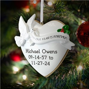 Memorial Forever heart Ornament