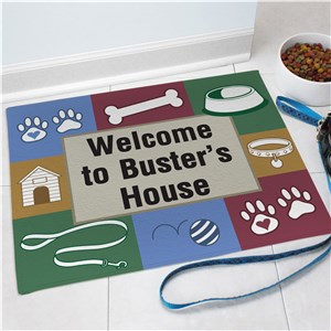 Doggy's House Personalized Pet Doormat