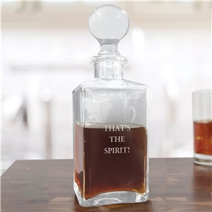 Engraved Any Message Luxe Decanter