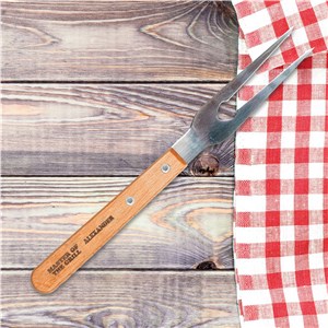 Engraved Master of the Grill BBQ Fork