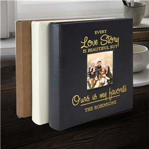 Engraved Every Love Story Photo Album