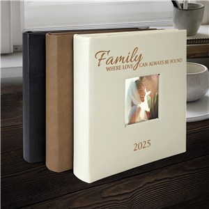 Engraved Family where love can always be found Photo Album