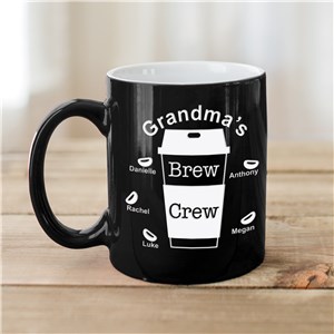 Engraved Brew Crew Two-Tone Mug