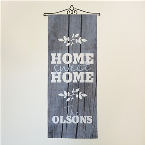 Personalized Home Sweet Home Wall Hanging